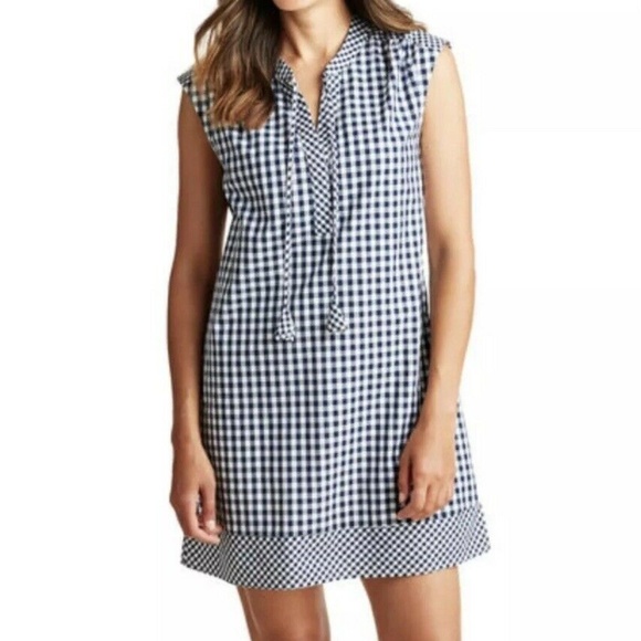 Vineyard Vines Dresses & Skirts - Vineyard Vines Navy/White Gingham Tunic Dress NWT